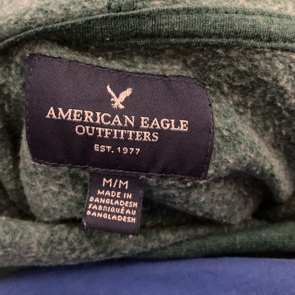American eagle outfitters women size medium hoodie green - Picture 3 of 10